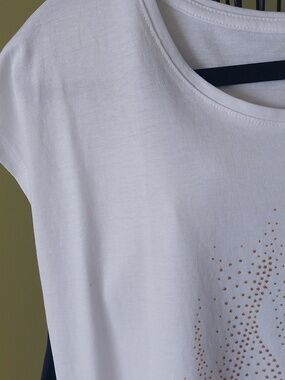 NWT, Reserved White Short-Sleeve Top, 100% Cotton. Designed in POLAND